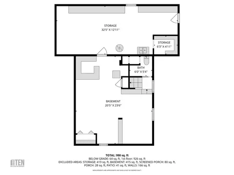 Floorplan - 92 Rockland Ave, Woonsocket, RI 02895 photo 2 of 3