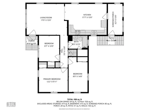 Floorplan - 92 Rockland Ave, Woonsocket, RI 02895 photo 1 of 3
