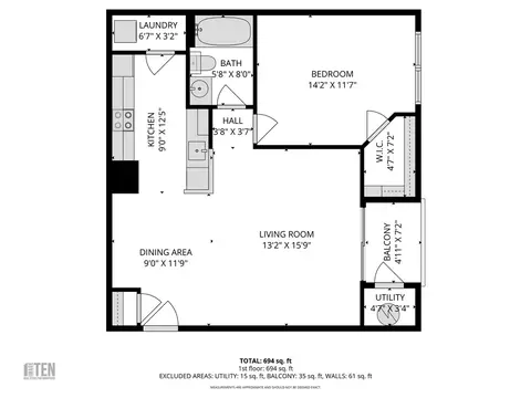 Floorplan - 108 Mill St #104, Woonsocket, RI 02895 photo 1 of 1