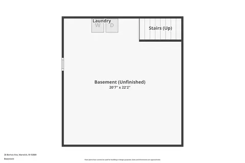 Floorplan - 26 Barton Ave, Warwick, RI 02889 photo 1 of 4