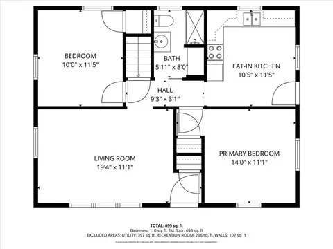 Floorplan - 205 Payton Ave, Warwick, RI 02889 photo 2 of 3