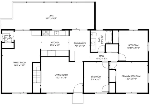 Floorplan - 14 Myra Rd, Coventry, RI 02816 photo 1 of 3