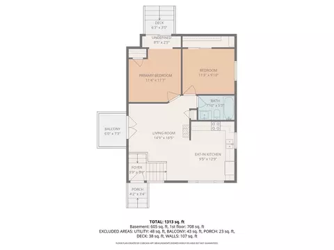 Floorplan - 6 Tennyson Rd, Warwick, RI 02888 photo 2 of 3