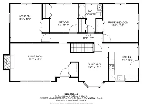 Floorplan - 103 Black Star Rd, Mapleville, RI 02839 photo 2 of 2