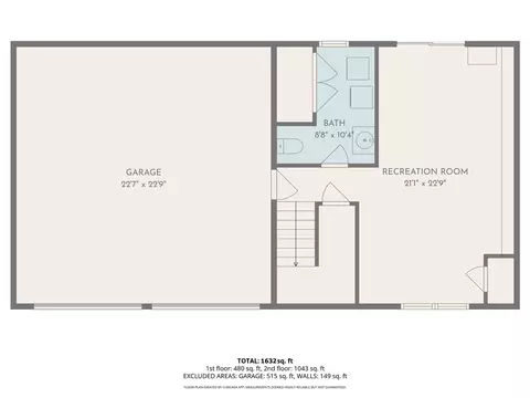 Floorplan - 180 Bertenshaw Rd, Woonsocket, RI 02895 photo 1 of 2