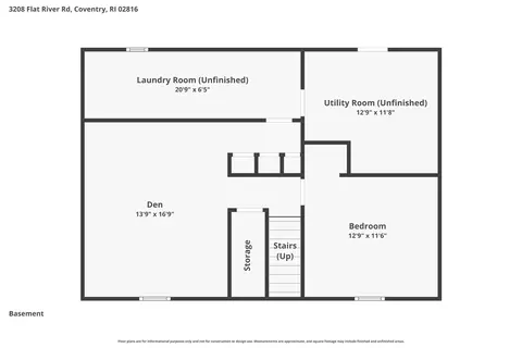Floorplan - 3208 Flat River Rd, Coventry, RI 02816 photo 1 of 3