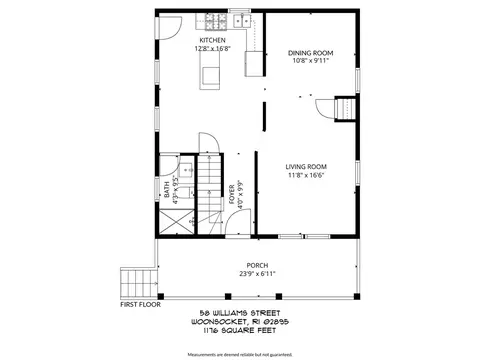 Floorplan - 58 Williams St, Woonsocket, RI 02895 photo 1 of 5