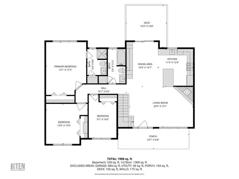 Floorplan - 380 Ledge Rd, Coventry, RI 02816 photo 1 of 3