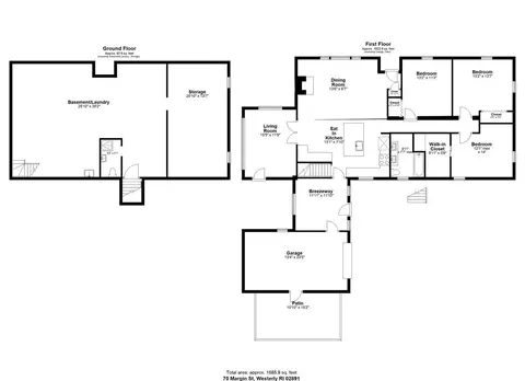 Floorplan - 70 Margin St, Westerly, RI 02891 photo 2 of 3