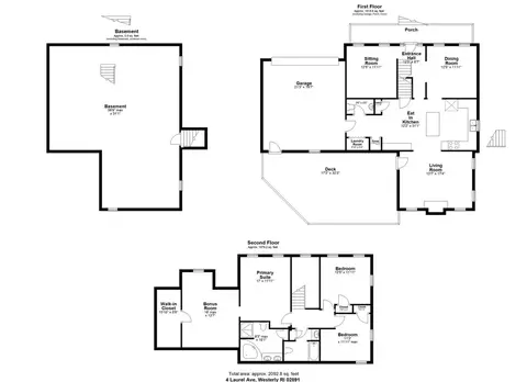 Floorplan - 4 Laurel Ave, Westerly, RI 02891 photo 4 of 4