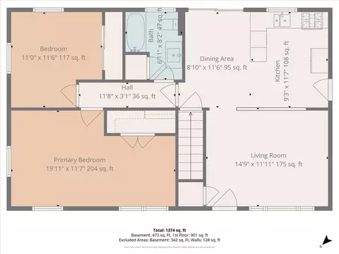 Floorplan - 28 Orrin St, Warwick, RI 02889 photo 2 of 2