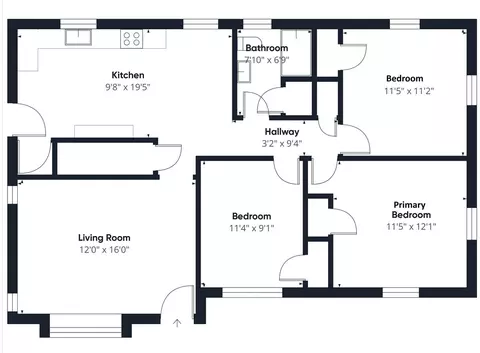 Floorplan - 119 Gilbert St, Warwick, RI 02886 photo 1 of 1