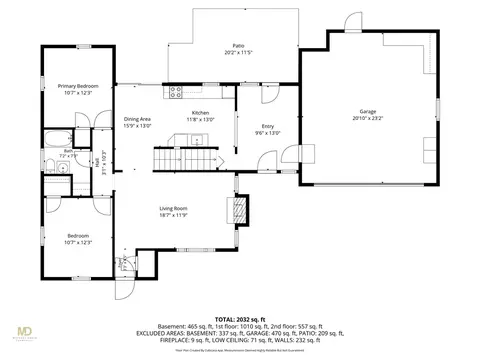 Floorplan - 87 Frontier Rd, Warwick, RI 02889 photo 1 of 3