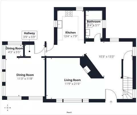 Floorplan - 122 Gordon Ave, Warwick, RI 02889 photo 1 of 2