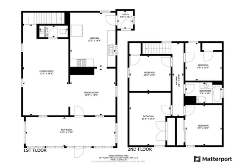 Floorplan - 127 3rd Ave, Woonsocket, RI 02895 photo 3 of 3