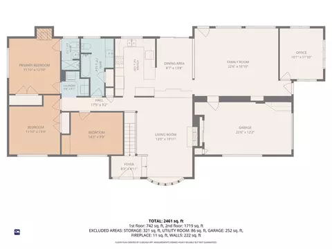 Floorplan - 14 Cardinal Rd, Cranston, RI 02921 photo 1 of 3