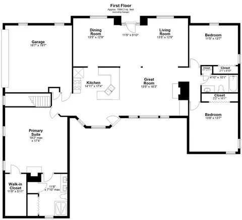 Floorplan - 2 Evergreen Ln, Westerly, RI 02891 photo 1 of 2