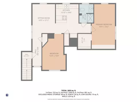 Floorplan - 154 Mount Saint Charles Ave, Woonsocket, RI 02895 photo 3 of 4