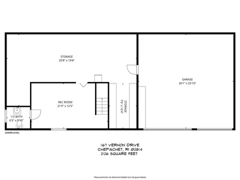 Floorplan - 167 Vernon Dr, Glocester, RI 02814 photo 2 of 2