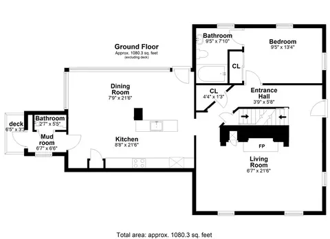Floorplan - 152 Hallville Rd, Exeter, RI 02822 photo 1 of 3