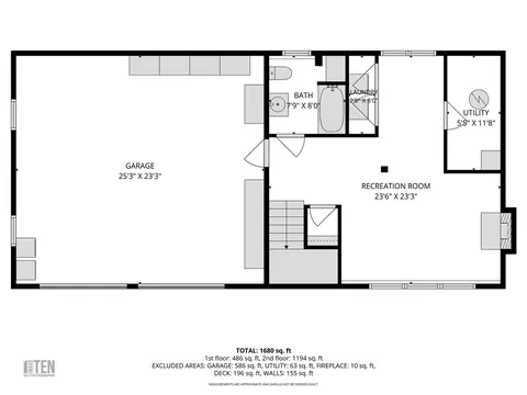 Floorplan - 9 Katherine Rd, Woonsocket, RI 02895 photo 2 of 3
