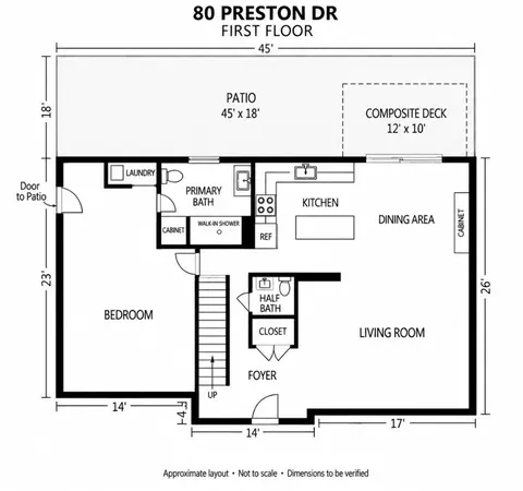 Floorplan - 80 Preston Dr, Warwick, RI 02886 photo 1 of 3