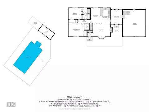 Floorplan - 203 Tara Ln, Woonsocket, RI 02895 photo 1 of 3