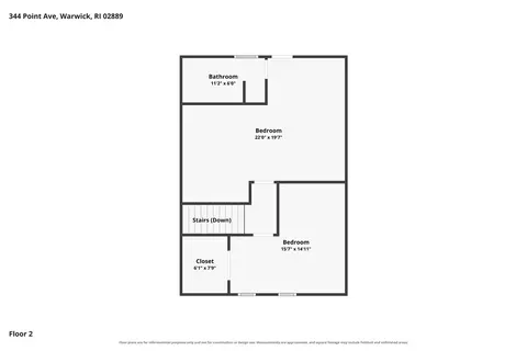 Floorplan - 344 Point Ave, Warwick, RI 02889 photo 3 of 3
