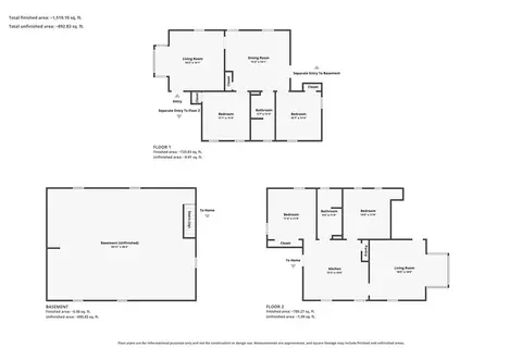 Floorplan - 419 Fairmount St, Woonsocket, RI 02895 photo 1 of 4