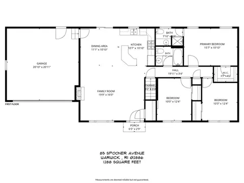 Floorplan - 85 Spooner St, Warwick, RI 02886 photo 3 of 3