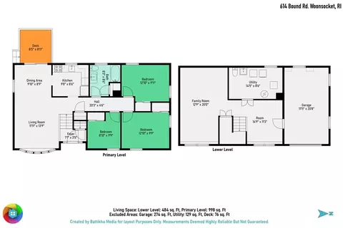 Floorplan - 614 Bound Rd, Woonsocket, RI 02895 photo 3 of 3