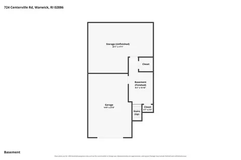 Floorplan - 724 Centerville Rd #8, Warwick, RI 02886 photo 3 of 4