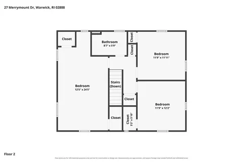 Floorplan - 27 Merry Mount Dr, Warwick, RI 02888 photo 3 of 3