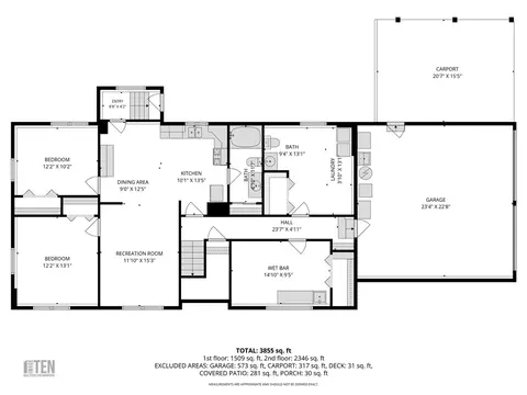 Floorplan - 100 Spring Water Dr, Woonsocket, RI 02895 photo 2 of 3