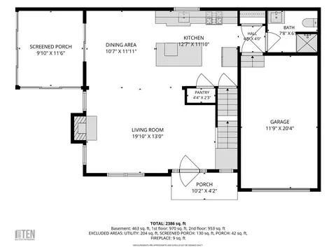 Floorplan - 222 Post Rd #3A, Westerly, RI 02891 photo 2 of 3