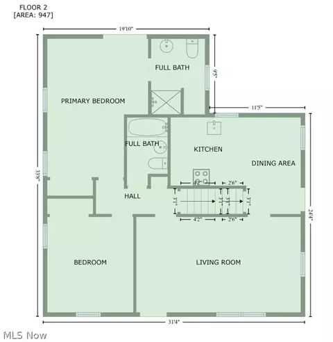 Floorplan - 276 Dowd Rd, Elyria, OH 44035 photo 2 of 3