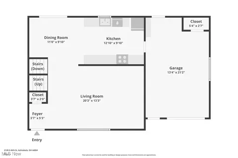Floorplan - 2139 E 45th St, Ashtabula, OH 44004 photo 2 of 3