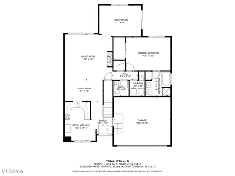 Floorplan - 2444 Charing Cross Rd NW, Canton, OH 44708 photo 3 of 3