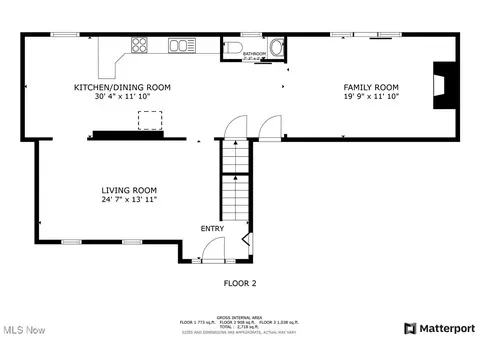 Floorplan - 591 Treeside Dr, Stow, OH 44224 photo 2 of 3