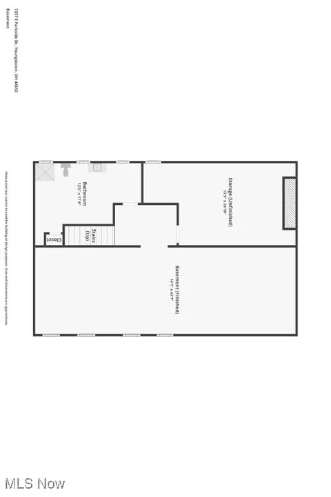 Floorplan - 7357 E Parkside Dr, Boardman, OH 44512 photo 2 of 3