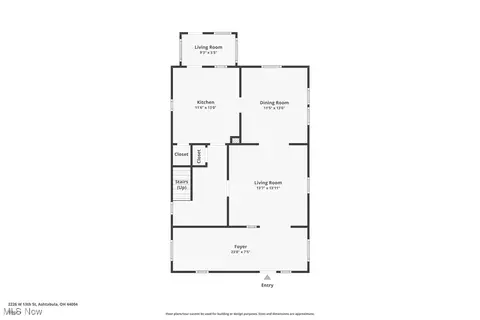 Floorplan - 2226 W 13th St, Ashtabula, OH 44004 photo 2 of 3