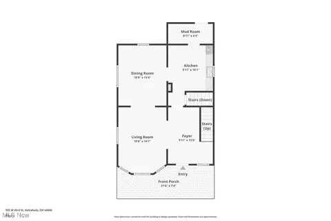 Floorplan - 932 W 43rd St, Ashtabula, OH 44004 photo 3 of 3
