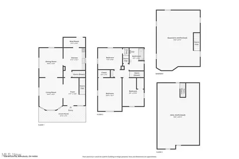 Floorplan - 932 W 43rd St, Ashtabula, OH 44004 photo 1 of 3