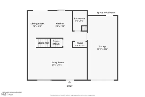 Floorplan - 9009 Oak Ct, Windham, OH 44288 photo 1 of 2
