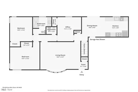 Floorplan - 129 Whitman Blvd, Elyria, OH 44035 photo 1 of 1