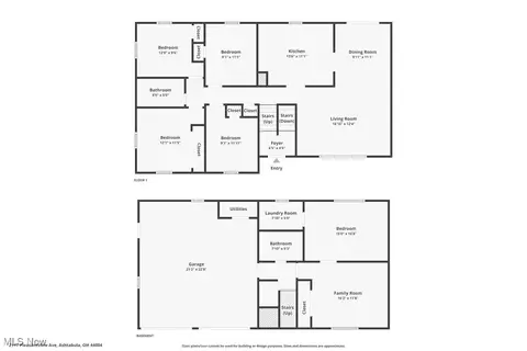Floorplan - 2117 Pleasantview Ave, Ashtabula, OH 44004 photo 1 of 1