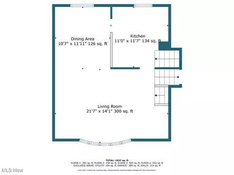 Floorplan - 501 Button Rd, Bedford, OH 44146 photo 4 of 4