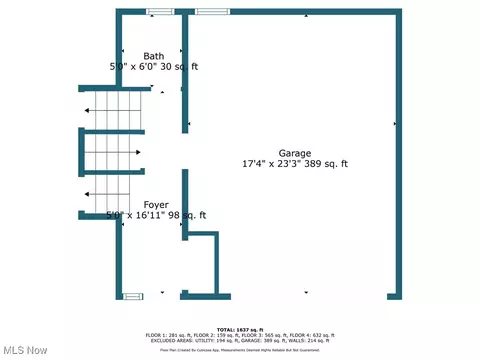 Floorplan - 501 Button Rd, Bedford, OH 44146 photo 2 of 4