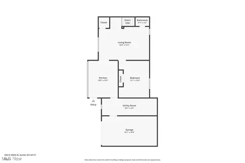 Floorplan - 1552 E 254th St, Euclid, OH 44117 photo 1 of 3