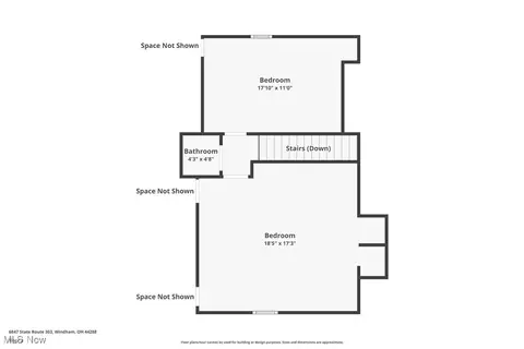 Floorplan - 6847 State Route 303, Windham, OH 44288 photo 2 of 3
